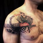 фото оберегающие тату на плече 03.04.2019 №036 - shoulder tattoos - tattoo-photo.ru