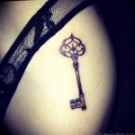 фото тату Ключ 03.05.2019 №013 - tattoo key - tattoo-photo.ru