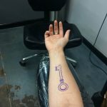 фото тату Ключ 03.05.2019 №031 - tattoo key - tattoo-photo.ru