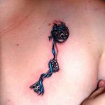 фото тату Ключ 03.05.2019 №089 - tattoo key - tattoo-photo.ru