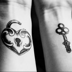 фото тату Ключ 03.05.2019 №102 - tattoo key - tattoo-photo.ru