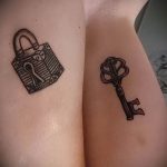 фото тату Ключ 03.05.2019 №106 - tattoo key - tattoo-photo.ru