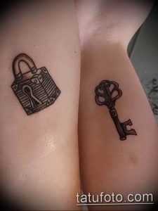 фото тату Ключ 03.05.2019 №106 - tattoo key - tattoo-photo.ru