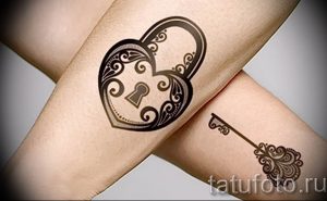 фото тату Ключ 03.05.2019 №126 - tattoo key - tattoo-photo.ru
