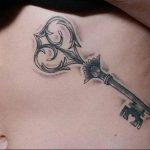 фото тату Ключ 03.05.2019 №214 - tattoo key - tattoo-photo.ru