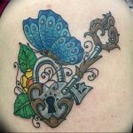 фото тату Ключ 03.05.2019 №298 - tattoo key - tattoo-photo.ru