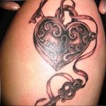 фото тату Ключ 03.05.2019 №333 - tattoo key - tattoo-photo.ru