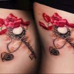 фото тату Ключ 03.05.2019 №337 - tattoo key - tattoo-photo.ru