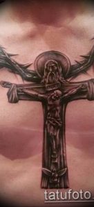 фото тату Распятие 01.05.2019 №006 - crucifix tattoo - tattoo-photo.ru