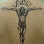 фото тату Распятие 01.05.2019 №010 - crucifix tattoo - tattoo-photo.ru