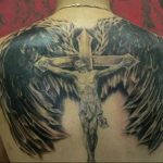 фото тату Распятие 01.05.2019 №023 - crucifix tattoo - tattoo-photo.ru