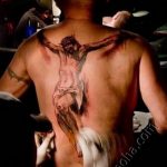 фото тату Распятие 01.05.2019 №029 - crucifix tattoo - tattoo-photo.ru