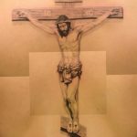 фото тату Распятие 01.05.2019 №037 - crucifix tattoo - tattoo-photo.ru