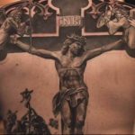 фото тату Распятие 01.05.2019 №039 - crucifix tattoo - tattoo-photo.ru