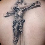 фото тату Распятие 01.05.2019 №043 - crucifix tattoo - tattoo-photo.ru