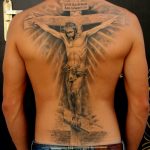 фото тату Распятие 01.05.2019 №049 - crucifix tattoo - tattoo-photo.ru