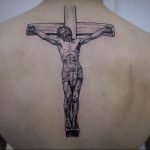 фото тату Распятие 01.05.2019 №060 - crucifix tattoo - tattoo-photo.ru