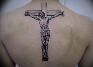 фото тату Распятие 01.05.2019 №060 - crucifix tattoo - tattoo-photo.ru