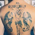 фото тату Распятие 01.05.2019 №073 - crucifix tattoo - tattoo-photo.ru
