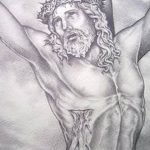 фото тату Распятие 01.05.2019 №076 - crucifix tattoo - tattoo-photo.ru