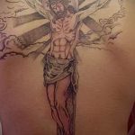фото тату Распятие 01.05.2019 №081 - crucifix tattoo - tattoo-photo.ru