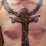 фото тату Распятие 01.05.2019 №102 - crucifix tattoo - tattoo-photo.ru