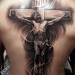 фото тату Распятие 01.05.2019 №107 - crucifix tattoo - tattoo-photo.ru