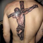 фото тату Распятие 01.05.2019 №114 - crucifix tattoo - tattoo-photo.ru