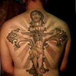 фото тату Распятие 01.05.2019 №117 - crucifix tattoo - tattoo-photo.ru