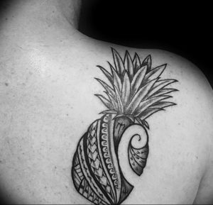 фото тату ананас 24.04.2019 №012 - tattoo pineapple - tattoo-photo.ru