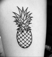 фото тату ананас 24.04.2019 №015 — tattoo pineapple — tattoo-photo.ru