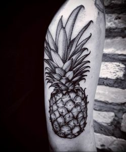 фото тату ананас 24.04.2019 №016 - tattoo pineapple - tattoo-photo.ru