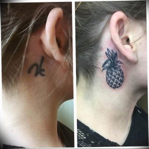 фото тату ананас 24.04.2019 №023 - tattoo pineapple - tattoo-photo.ru