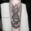 фото тату ананас 24.04.2019 №031 - tattoo pineapple - tattoo-photo.ru