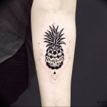 фото тату ананас 24.04.2019 №036 - tattoo pineapple - tattoo-photo.ru