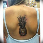 фото тату ананас 24.04.2019 №046 - tattoo pineapple - tattoo-photo.ru