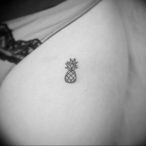 фото тату ананас 24.04.2019 №050 - tattoo pineapple - tattoo-photo.ru