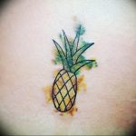 фото тату ананас 24.04.2019 №052 - tattoo pineapple - tattoo-photo.ru