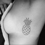 фото тату ананас 24.04.2019 №066 - tattoo pineapple - tattoo-photo.ru