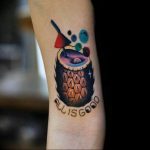 фото тату ананас 24.04.2019 №071 - tattoo pineapple - tattoo-photo.ru