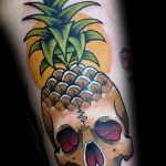 фото тату ананас 24.04.2019 №077 - tattoo pineapple - tattoo-photo.ru