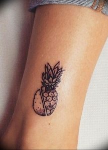 фото тату ананас 24.04.2019 №082 - tattoo pineapple - tattoo-photo.ru