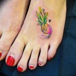 фото тату ананас 24.04.2019 №087 - tattoo pineapple - tattoo-photo.ru