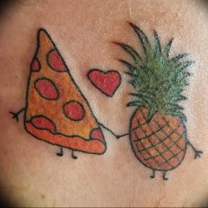 фото тату ананас 24.04.2019 №088 - tattoo pineapple - tattoo-photo.ru
