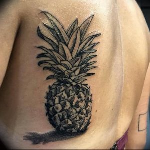 фото тату ананас 24.04.2019 №091 - tattoo pineapple - tattoo-photo.ru
