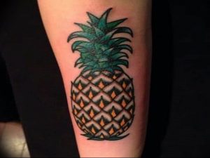 фото тату ананас 24.04.2019 №101 - tattoo pineapple - tattoo-photo.ru