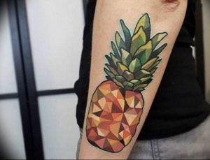 фото тату ананас 24.04.2019 №104 - tattoo pineapple - tattoo-photo.ru