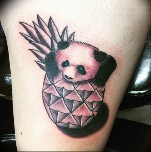 фото тату ананас 24.04.2019 №105 - tattoo pineapple - tattoo-photo.ru