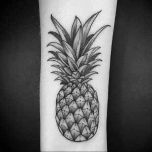 фото тату ананас 24.04.2019 №107 - tattoo pineapple - tattoo-photo.ru