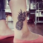 фото тату ананас 24.04.2019 №108 - tattoo pineapple - tattoo-photo.ru